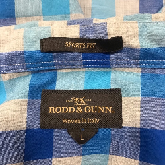 Rodd & Gunn Gingham Long Sleeve Shirt L Multi L - Picture 4 of 6